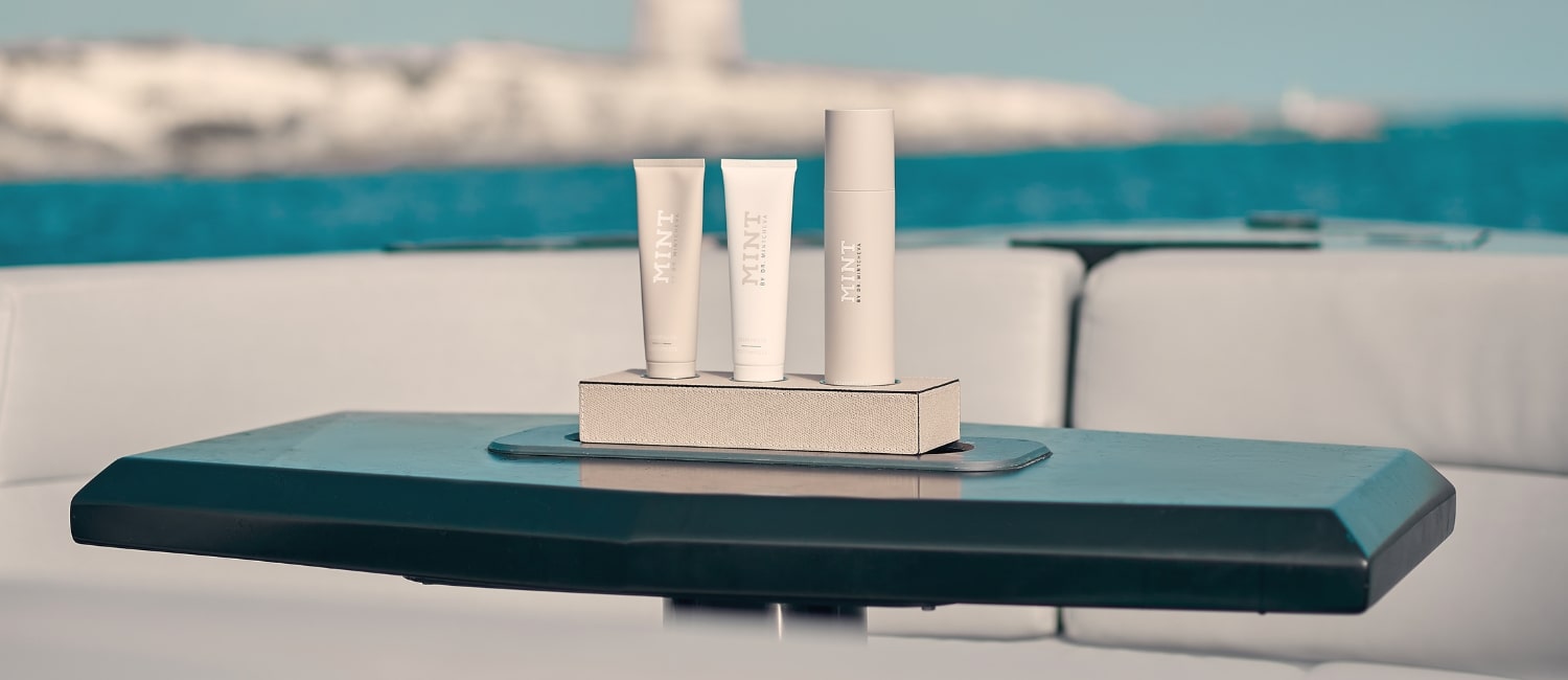 MINT Classic Linie: Produktfoto auf Motorboot