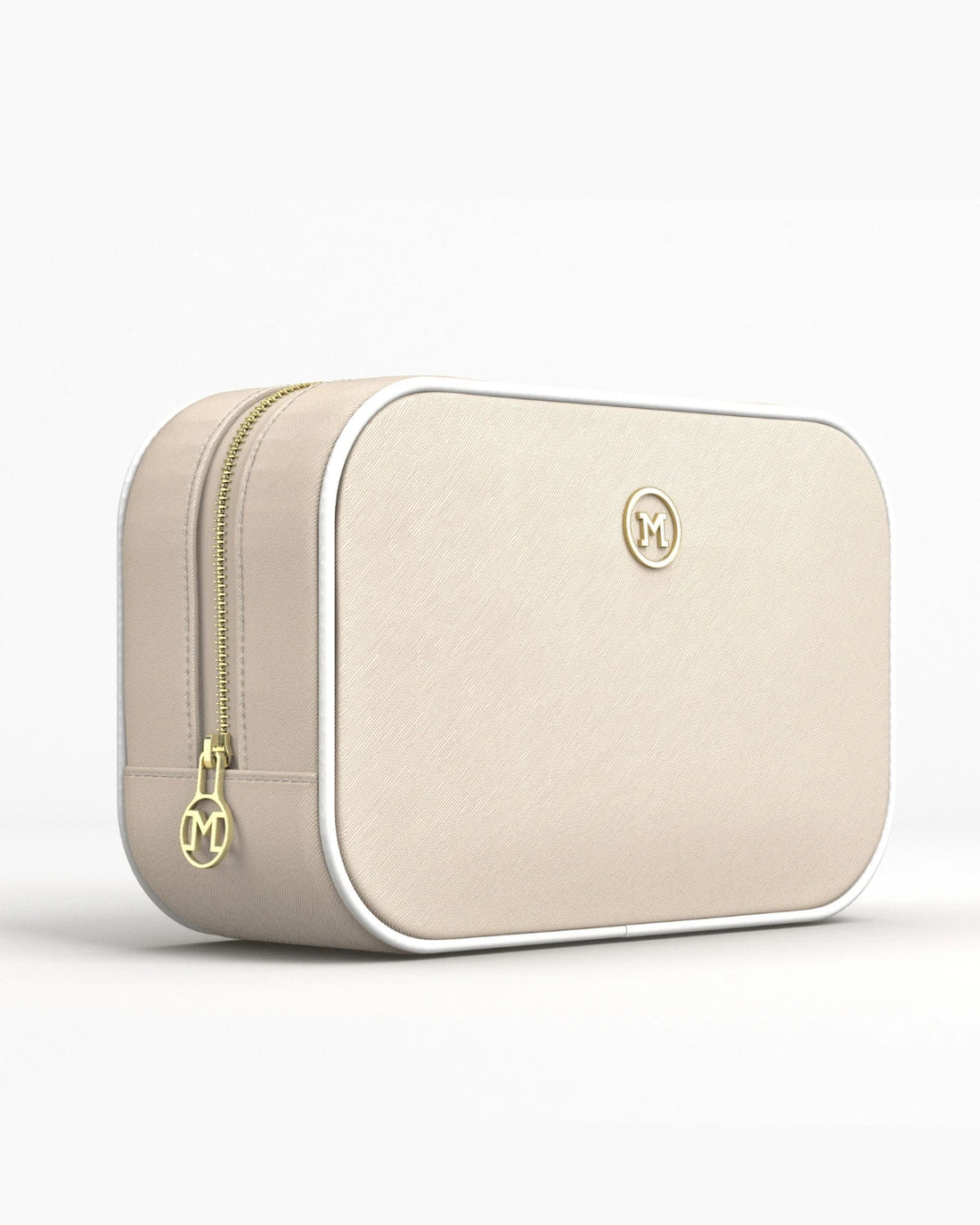 MINT Große Kosmetiktasche aus Saffianoleder