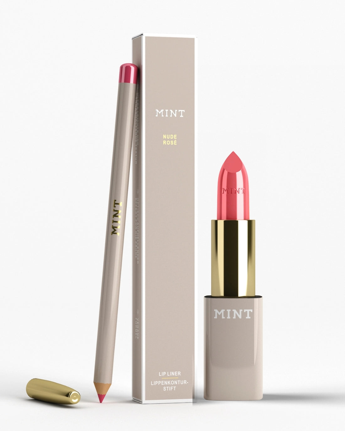 MINT Set Lippenstift Rose Garden & Konturenstift Nude Rosé