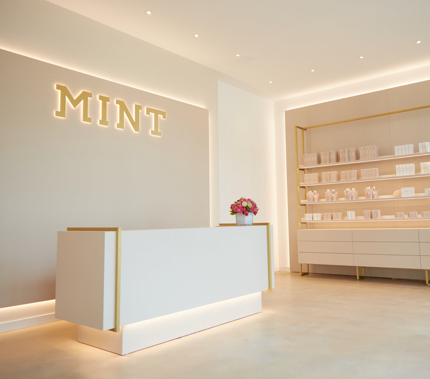 MINT by Dr Mintcheva Dental Spa im Medienhafen in Düsseldorf Showroom