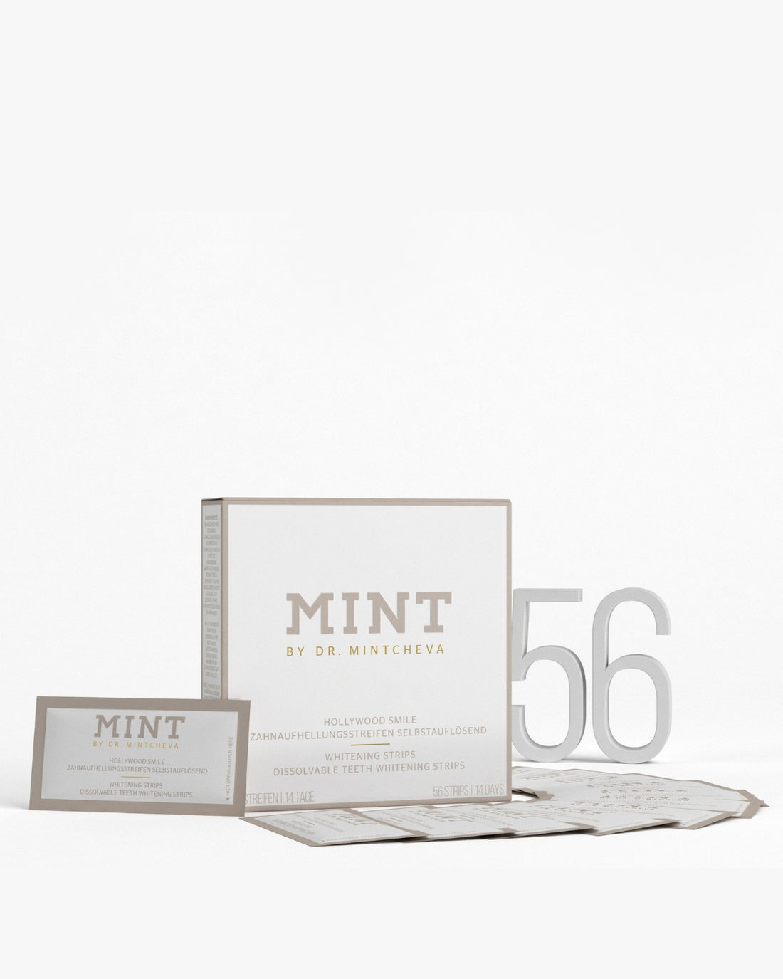 MINT Hollywood Smile Whitening Strips 14-Tage-Kur
