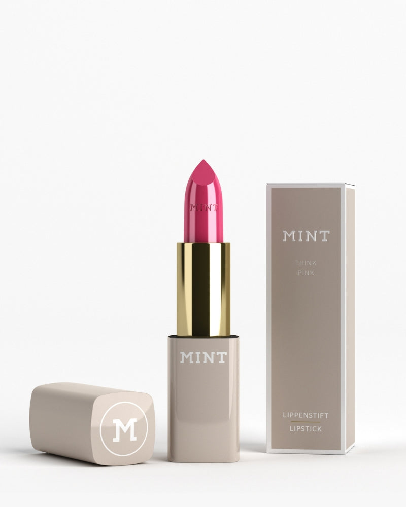 MINT Lippenstift mit Verpackung - Think Pink